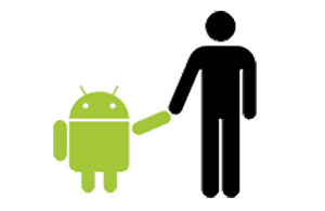 Android e homem